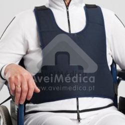 Colete dorsal para cadeira de rodas