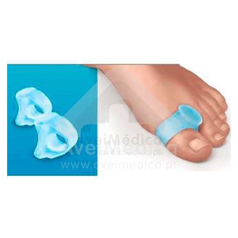 Separador de dedos com anel em gel