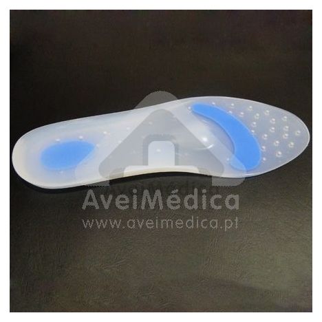 Palmilha de dupla descarga de silicone
