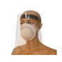 Viseira de Proteção Facial c/ Elástico - Embalagem de 50 unidades