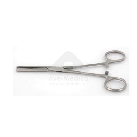Pinça Kocker sem dente de 15 cm