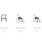 Cadeira rodas elétrica evolution