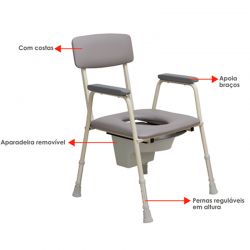 Cadeira de interior sanitária