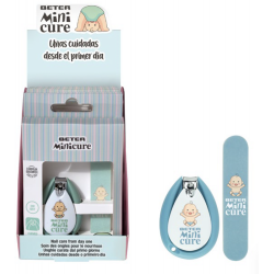 Beter Minicure - corta unhas curvo e lima extra suave para bebé