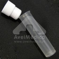 Tubo Plástico com Tampa 5ml (emb. 500 unidades)