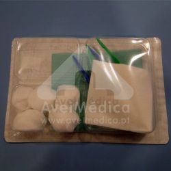 Set de tratamento de feridas esterilizado