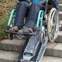 Trepador de escadas para cadeiras de rodas manuais/elétricas