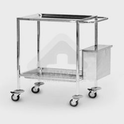 Carro de Pensos Inox 2 Bandejas